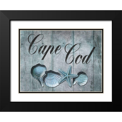 At The Cape Black Modern Wood Framed Art Print with Double Matting by Lewis, Sheldon