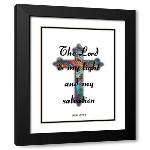 My Salvation Black Modern Wood Framed Art Print with Double Matting by Lewis, Sheldon