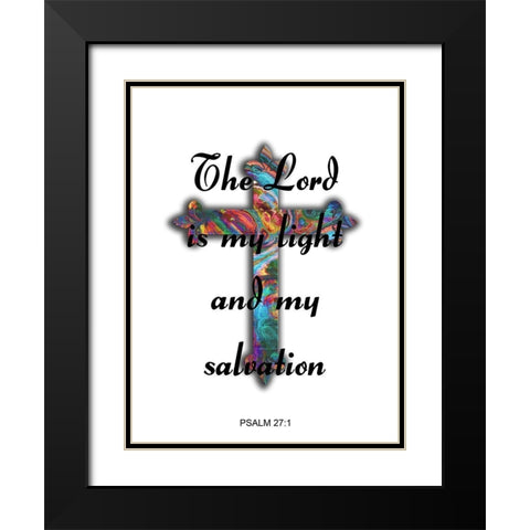 My Salvation Black Modern Wood Framed Art Print with Double Matting by Lewis, Sheldon