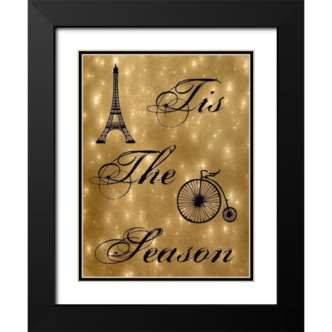 The Season Black Modern Wood Framed Art Print with Double Matting by Lewis, Sheldon