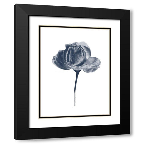 Rosita 1 Black Modern Wood Framed Art Print with Double Matting by Lewis, Sheldon