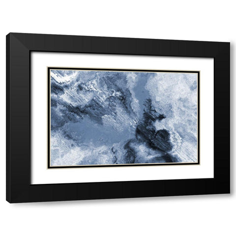 Pacific Sky Black Modern Wood Framed Art Print with Double Matting by Lewis, Sheldon