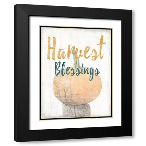 Blessing Black Modern Wood Framed Art Print with Double Matting by Lewis, Sheldon