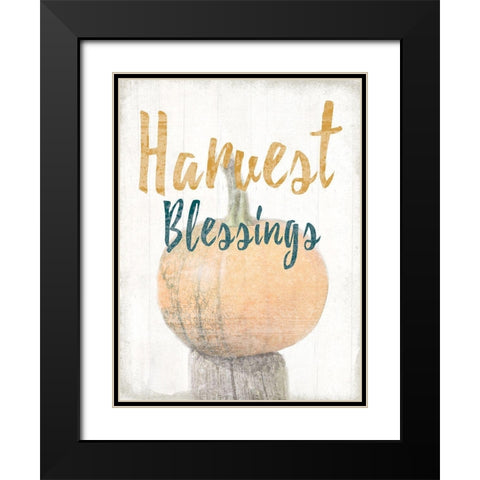 Blessing Black Modern Wood Framed Art Print with Double Matting by Lewis, Sheldon