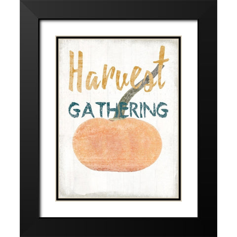 Gathering Black Modern Wood Framed Art Print with Double Matting by Lewis, Sheldon
