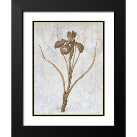 Earth Balance 3 Black Modern Wood Framed Art Print with Double Matting by Lewis, Sheldon