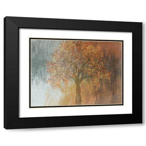 Under The Shaded Tree 1 Black Modern Wood Framed Art Print with Double Matting by Lewis, Sheldon