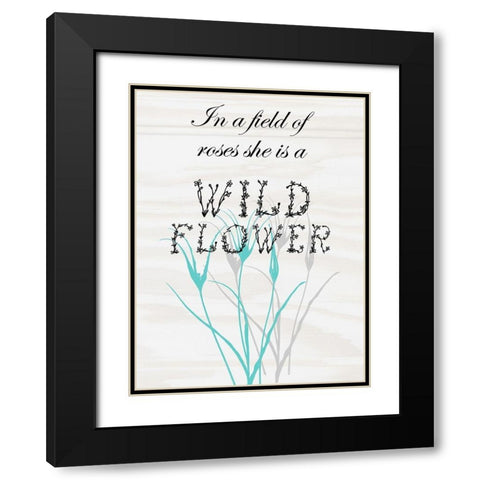 Unique Black Modern Wood Framed Art Print with Double Matting by Lewis, Sheldon