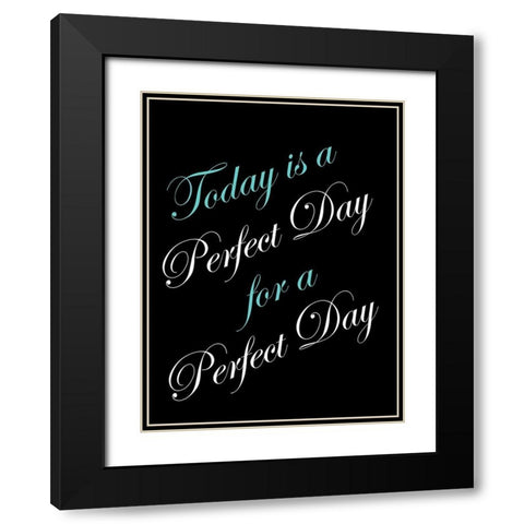 Perfect Day Black Modern Wood Framed Art Print with Double Matting by Lewis, Sheldon