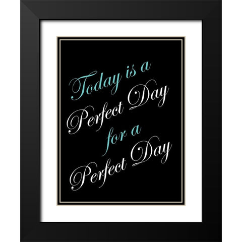 Perfect Day Black Modern Wood Framed Art Print with Double Matting by Lewis, Sheldon