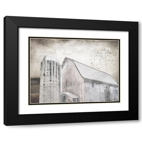 Grainhouse Black Modern Wood Framed Art Print with Double Matting by Lewis, Sheldon