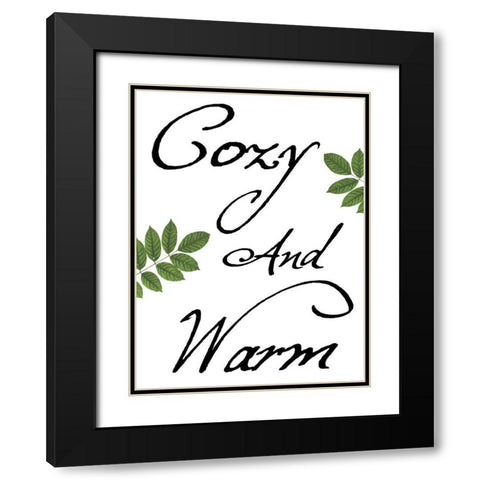 Cozy and Warm Black Modern Wood Framed Art Print with Double Matting by Lewis, Sheldon