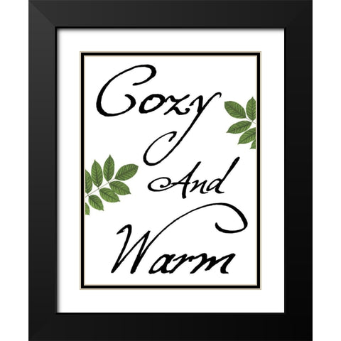 Cozy and Warm Black Modern Wood Framed Art Print with Double Matting by Lewis, Sheldon