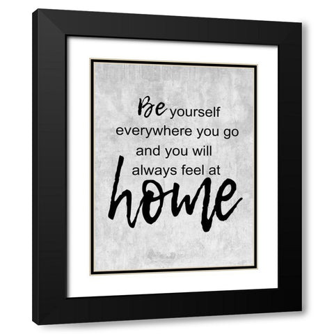 Home Black Modern Wood Framed Art Print with Double Matting by Lewis, Sheldon