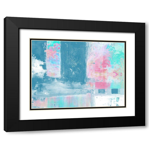 Anticosa 1 Black Modern Wood Framed Art Print with Double Matting by Lewis, Sheldon