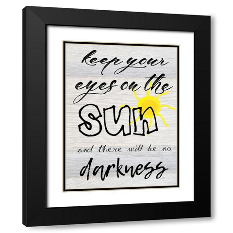 No Shadow Black Modern Wood Framed Art Print with Double Matting by Lewis, Sheldon