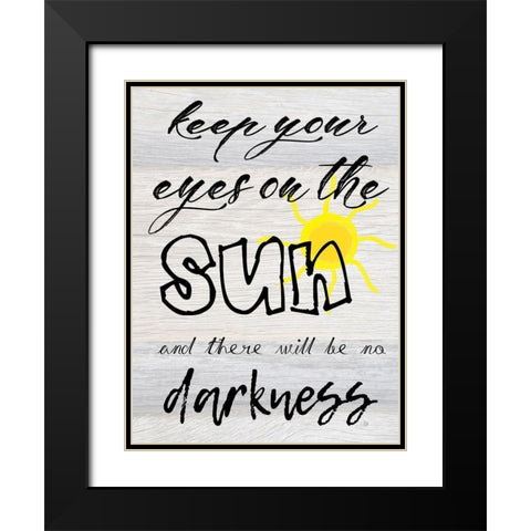 No Shadow Black Modern Wood Framed Art Print with Double Matting by Lewis, Sheldon