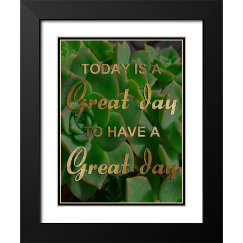 Great Day Black Modern Wood Framed Art Print with Double Matting by Lewis, Sheldon
