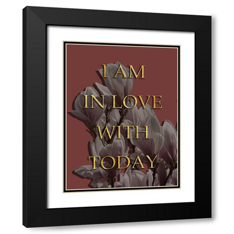 LoveToday Black Modern Wood Framed Art Print with Double Matting by Lewis, Sheldon