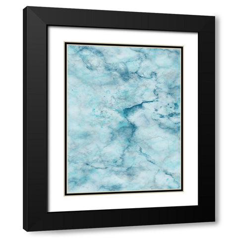 Smoking Marble 2 Black Modern Wood Framed Art Print with Double Matting by Lewis, Sheldon