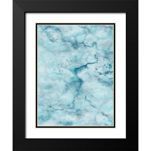 Smoking Marble 2 Black Modern Wood Framed Art Print with Double Matting by Lewis, Sheldon