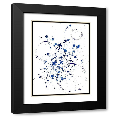 Maribeau Theory Black Modern Wood Framed Art Print with Double Matting by Lewis, Sheldon
