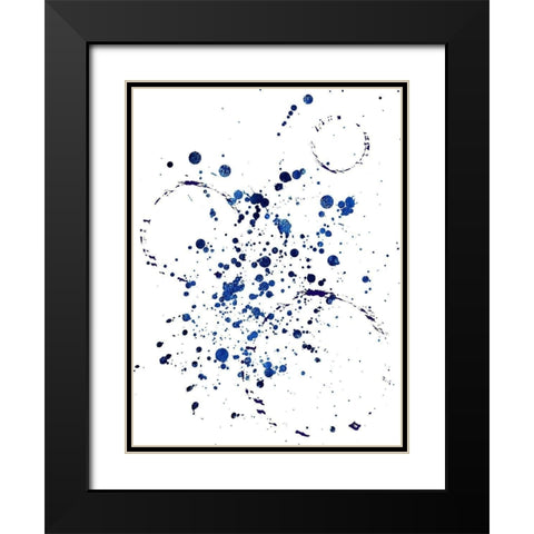 Maribeau Theory Black Modern Wood Framed Art Print with Double Matting by Lewis, Sheldon