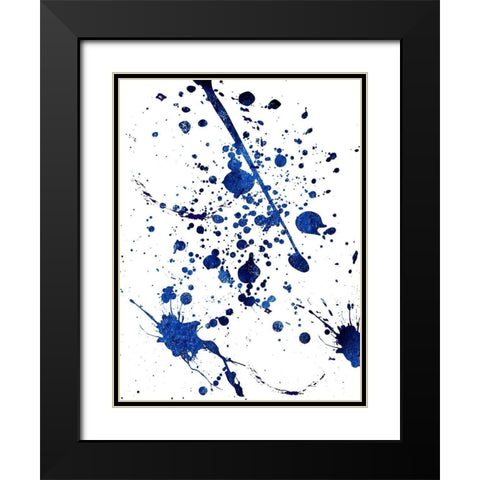 Maribeau Theory 2 Black Modern Wood Framed Art Print with Double Matting by Lewis, Sheldon