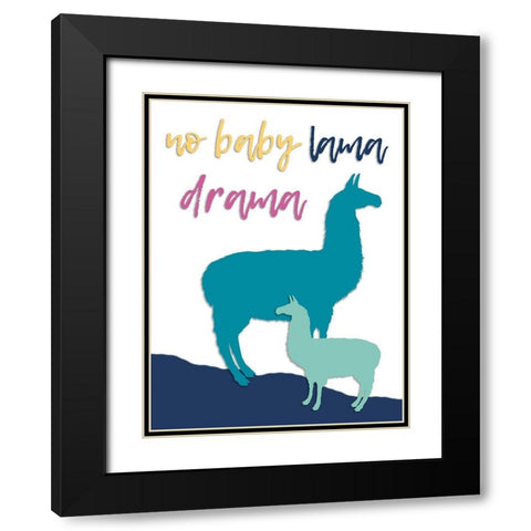 So Drama Free Black Modern Wood Framed Art Print with Double Matting by Lewis, Sheldon