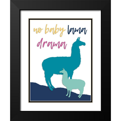 So Drama Free Black Modern Wood Framed Art Print with Double Matting by Lewis, Sheldon
