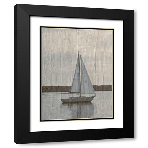 Yacht Club 3 Black Modern Wood Framed Art Print with Double Matting by Lewis, Sheldon