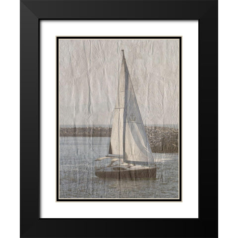 Yacht Club 4 Black Modern Wood Framed Art Print with Double Matting by Lewis, Sheldon