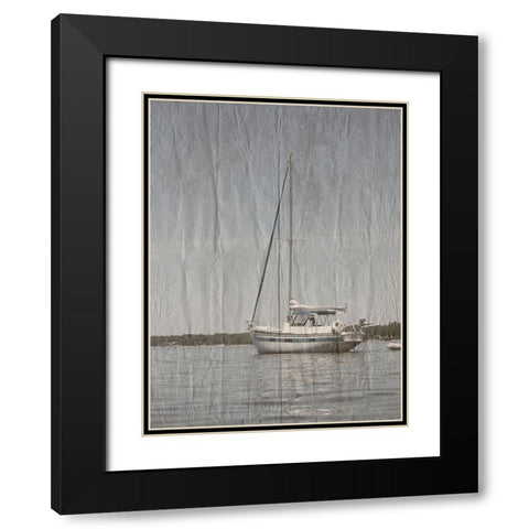 Yacht Club 5 Black Modern Wood Framed Art Print with Double Matting by Lewis, Sheldon