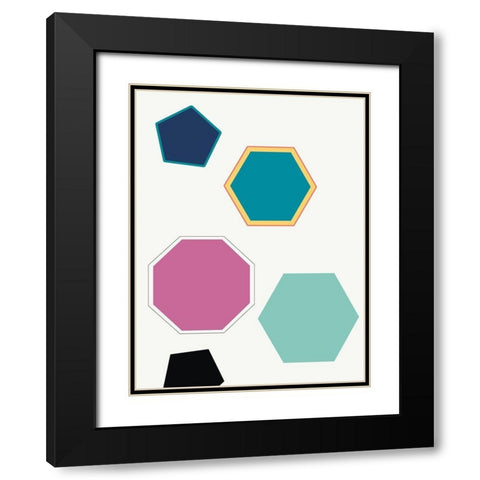 Shapping Up Black Modern Wood Framed Art Print with Double Matting by Lewis, Sheldon