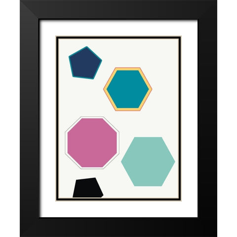 Shapping Up Black Modern Wood Framed Art Print with Double Matting by Lewis, Sheldon