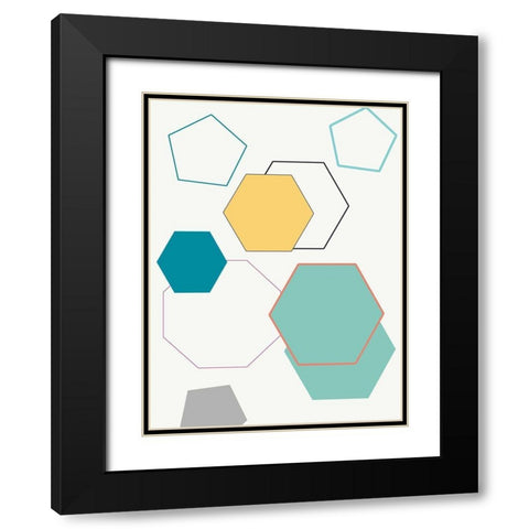 Shapping Up 2 Black Modern Wood Framed Art Print with Double Matting by Lewis, Sheldon