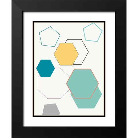 Shapping Up 2 Black Modern Wood Framed Art Print with Double Matting by Lewis, Sheldon