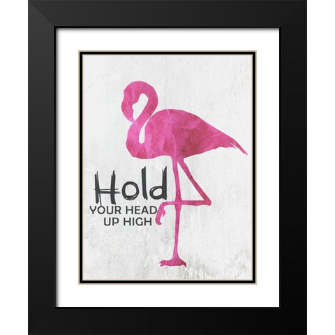 Head Up High 2 Black Modern Wood Framed Art Print with Double Matting by Lewis, Sheldon