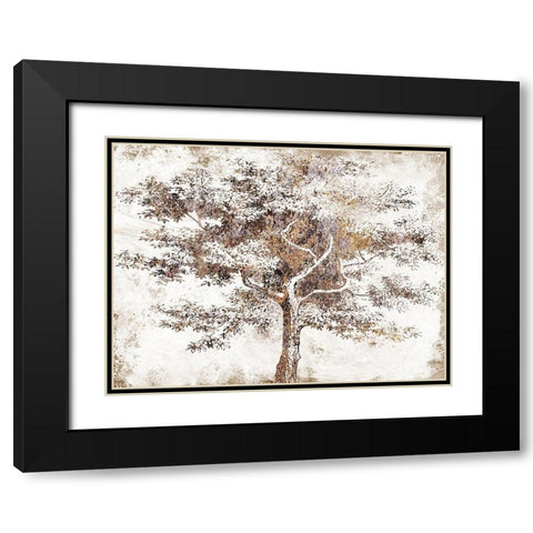 Meadow Wood 1 Black Modern Wood Framed Art Print with Double Matting by Lewis, Sheldon
