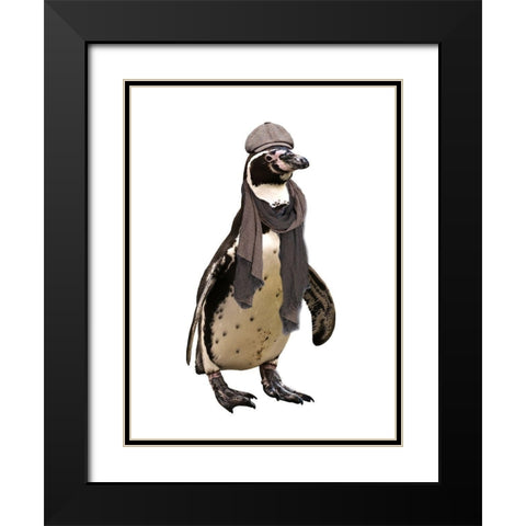 Cold Days Black Modern Wood Framed Art Print with Double Matting by Lewis, Sheldon