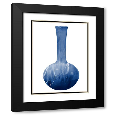 Modern Vase Black Modern Wood Framed Art Print with Double Matting by Lewis, Sheldon
