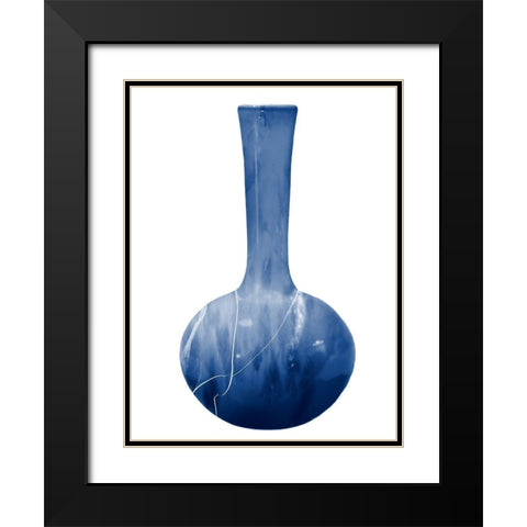 Modern Vase Black Modern Wood Framed Art Print with Double Matting by Lewis, Sheldon