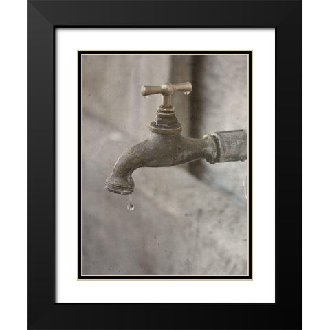 Tap In Black Modern Wood Framed Art Print with Double Matting by Lewis, Sheldon