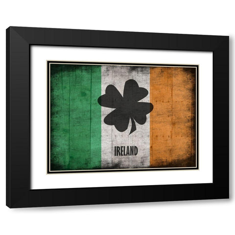 Ireland Black Modern Wood Framed Art Print with Double Matting by Lewis, Sheldon