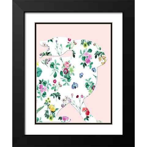 Hopper 1 Black Modern Wood Framed Art Print with Double Matting by Lewis, Sheldon