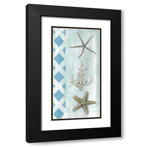 Tranquility Black Modern Wood Framed Art Print with Double Matting by Lewis, Sheldon
