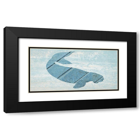 Migration 2 Black Modern Wood Framed Art Print with Double Matting by Lewis, Sheldon