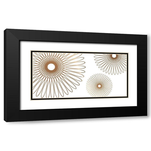 Samba 1 Black Modern Wood Framed Art Print with Double Matting by Lewis, Sheldon