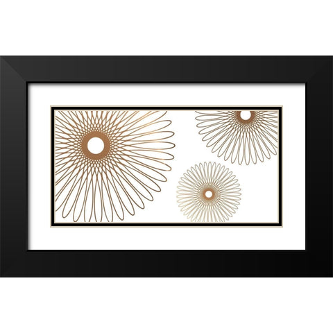 Samba 1 Black Modern Wood Framed Art Print with Double Matting by Lewis, Sheldon