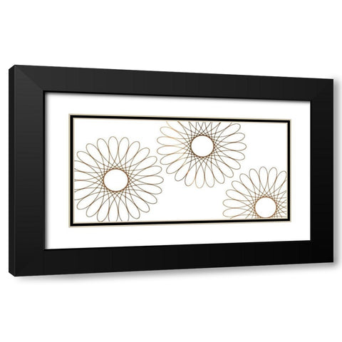 Samba 2 Black Modern Wood Framed Art Print with Double Matting by Lewis, Sheldon